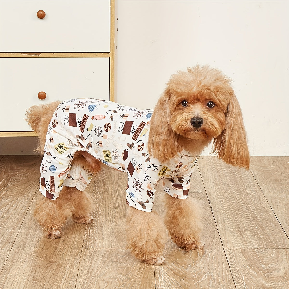Pet Dog Onesie Stretch Pet Home Clothes