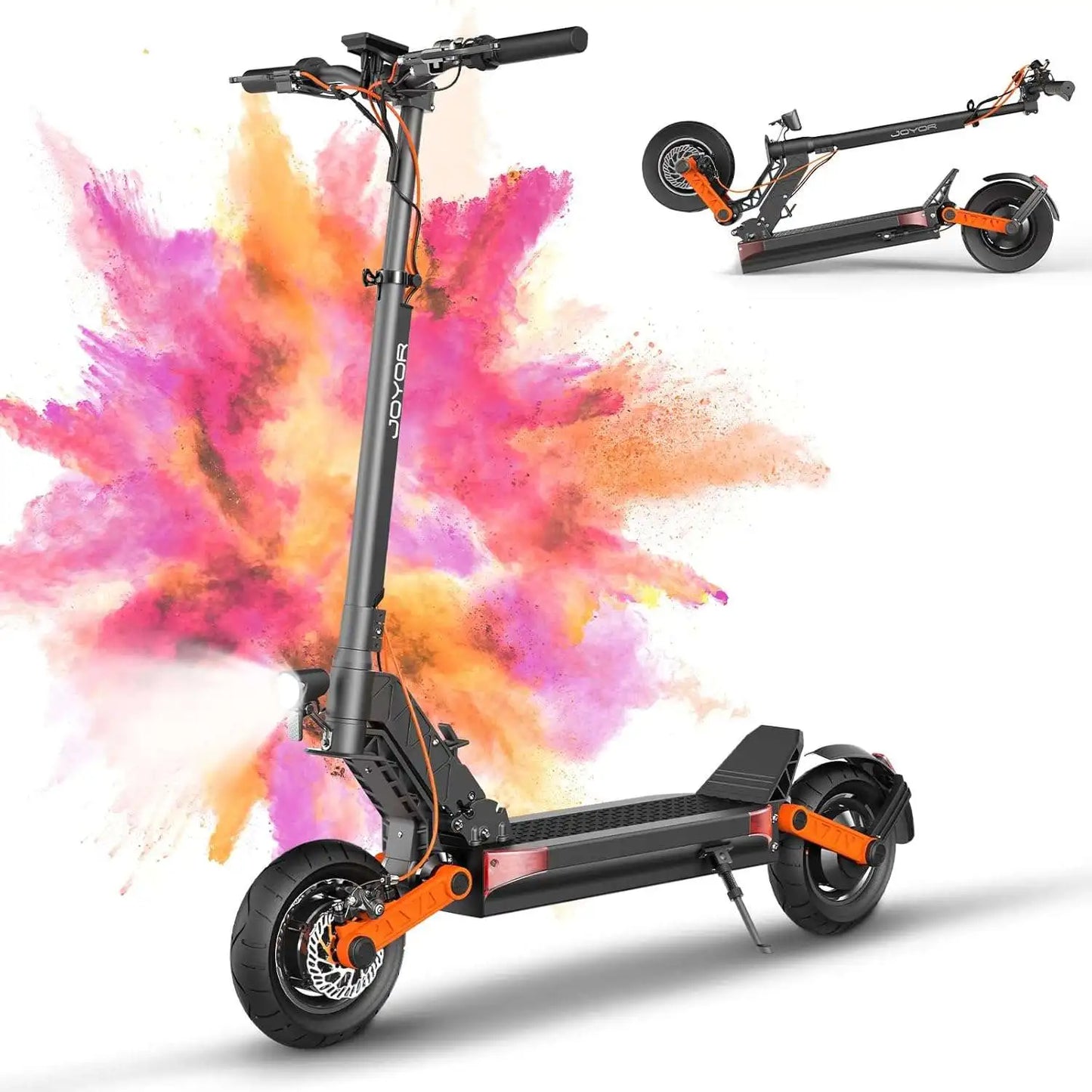 JOYOR S5-Z 10" Off-Road Electric Folding Scooter 600W Motor 48V 13Ah Battery