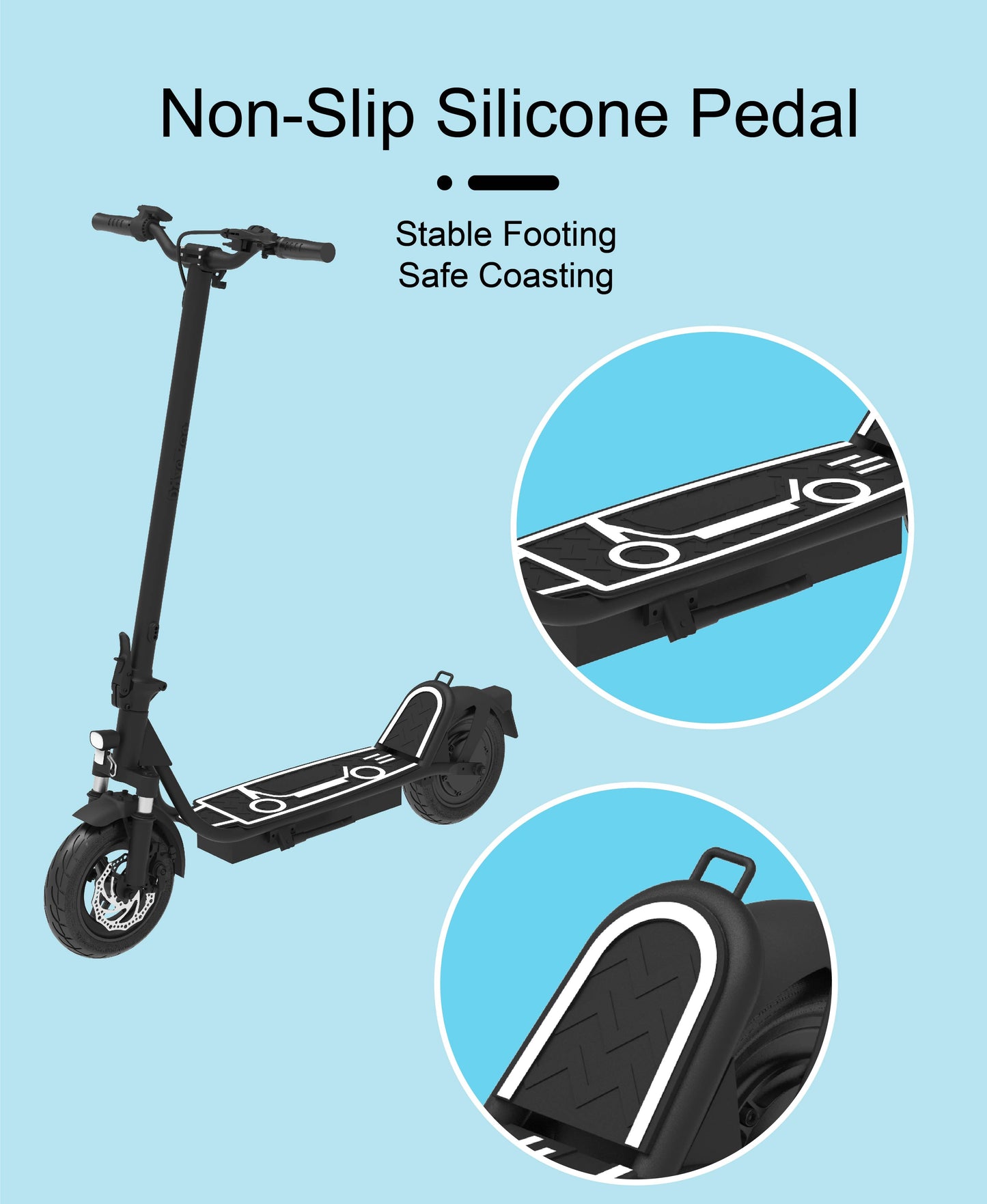 DRIVETRON DT01 10" Folding Electric Scooter 400W Motor 36V 13Ah Battery