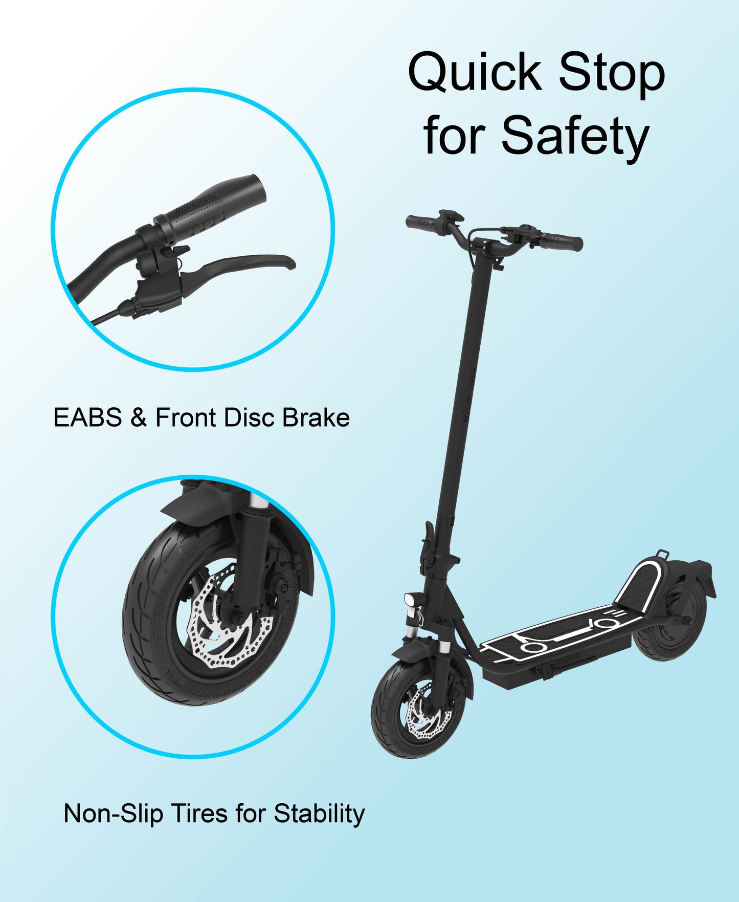 DRIVETRON DT01 10" Folding Electric Scooter 400W Motor 36V 13Ah Battery