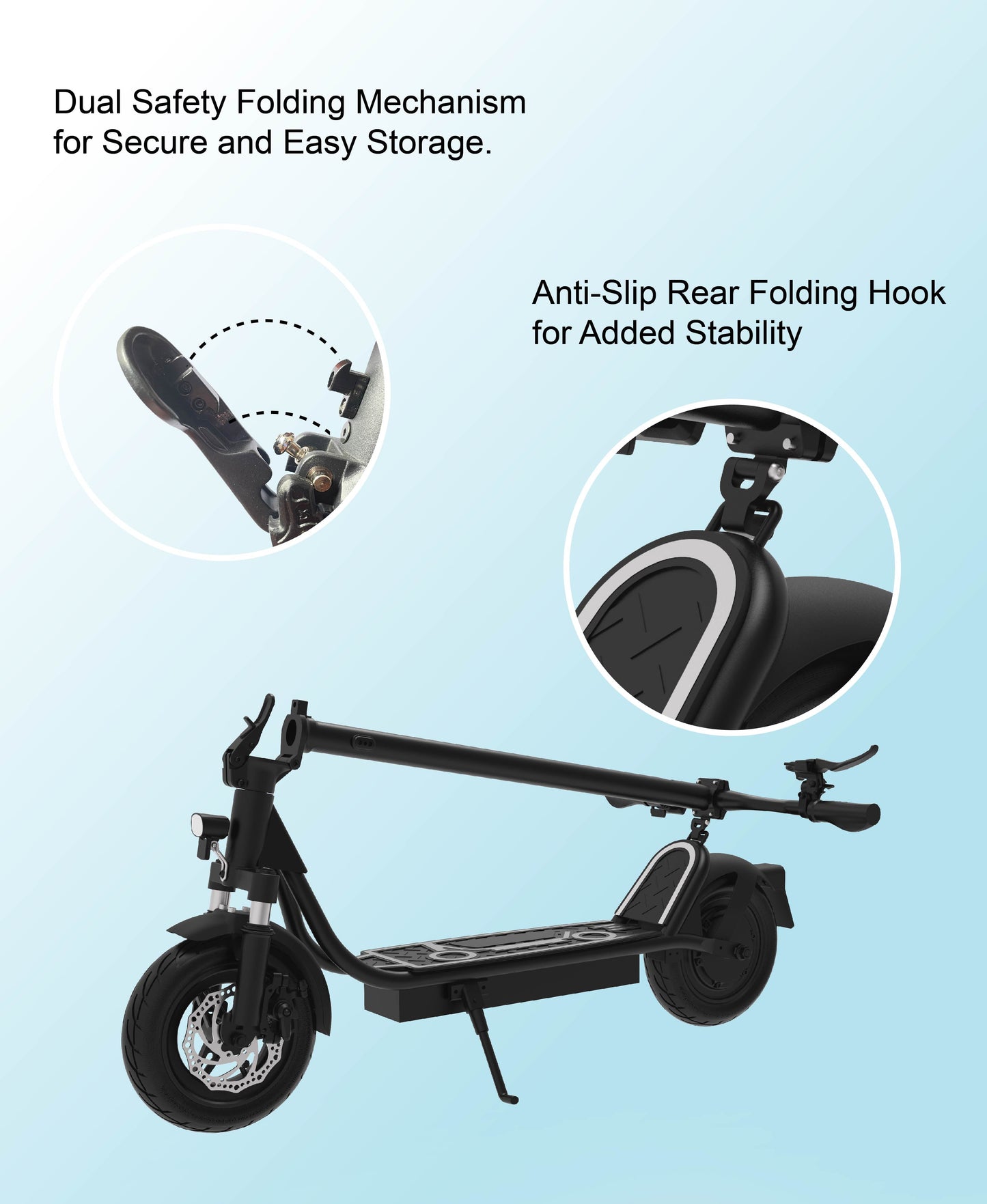DRIVETRON DT01 10" Folding Electric Scooter 400W Motor 36V 13Ah Battery