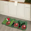 Hot Christmas Shaped Carpet Wear-resistant Coffee Table Mat for Living Room Easy to Maintain Bedroom Bedside Carpet