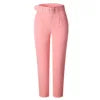 P01a Spring and Summer High Waist Womens Casual Trousers Slim Suit Casual Pants Ladies Office Suit Pants