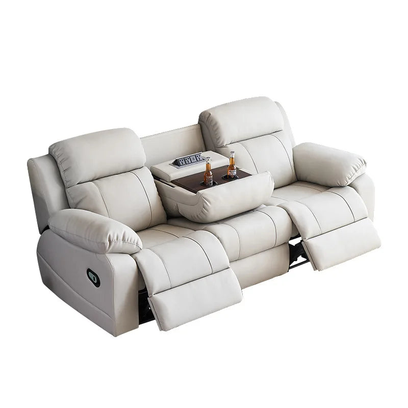 Multi-functional First-class Space Electric Cinema Living Room Video Room Small Apartment Leather Sofa