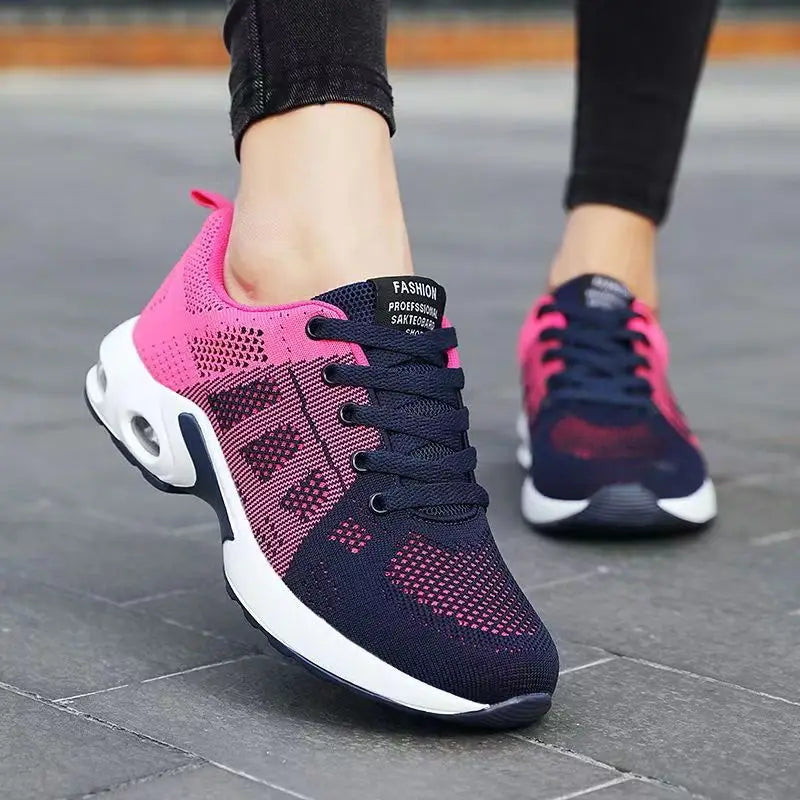 Lightweight Walking Style Shoes Women's Lace up Sneakers