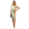 Drop Shipping Polynesian Elei Tribal Luxury Design Custom Fashion Summer Beachwear Casual Bodycon Samoan Dresses