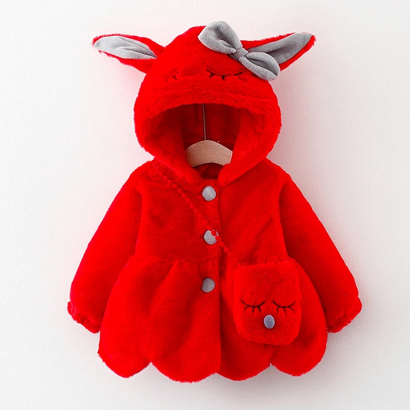 Hooded Girls Coat