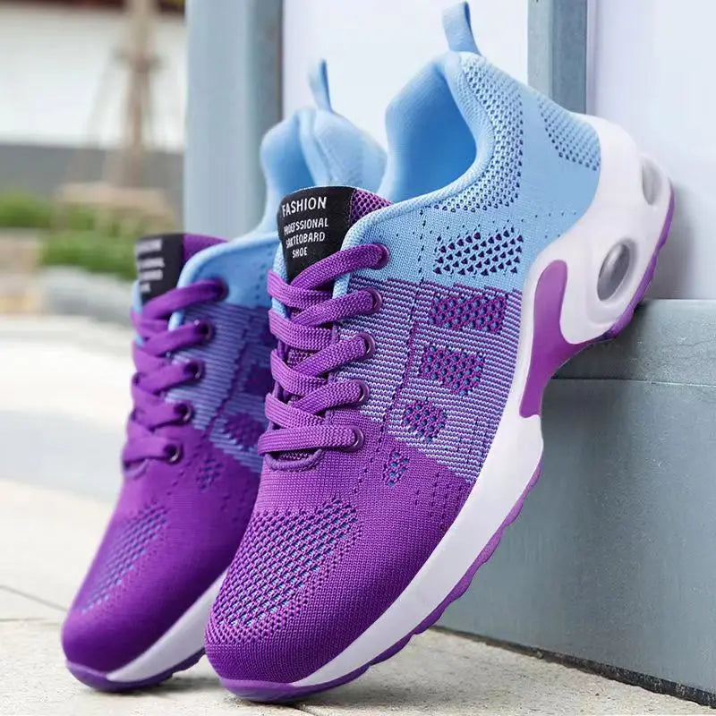 Lightweight Walking Style Shoes Women's Lace up Sneakers