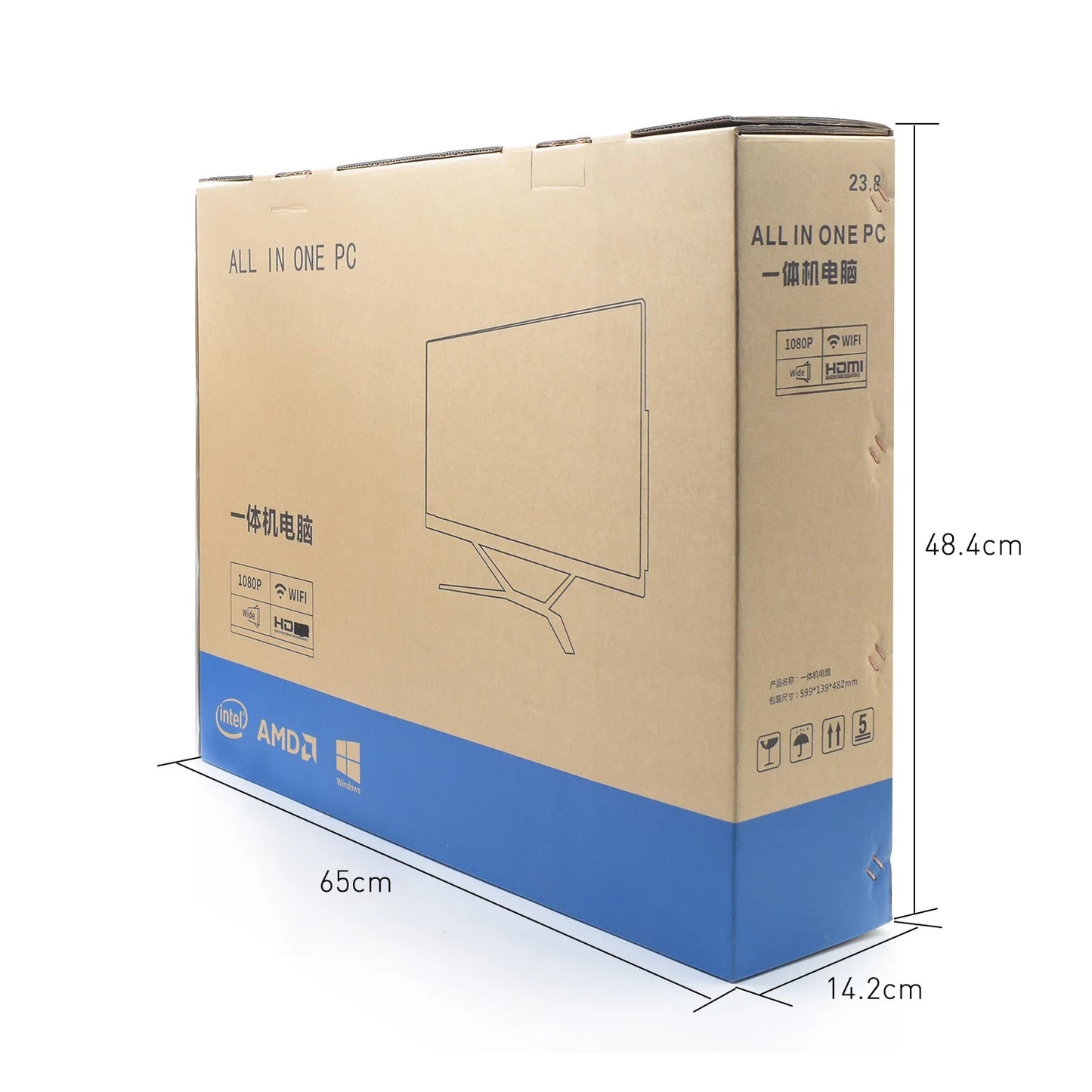 AOTESIER Pc All In One 19.1inch 21.5inch 23.8inch Desktop Computer I7 I5 I3 Monoblock Gaming All In One Computer For business