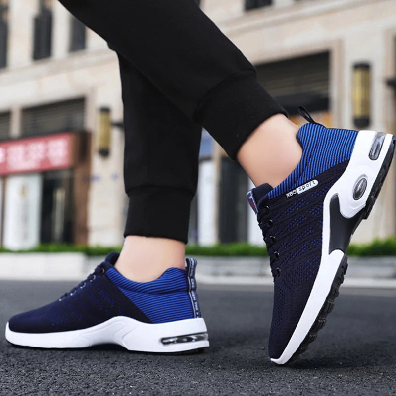 Y 39-47 Large Size Shoes Men's New Breathable Running Shoes Casual Light Soft Sneakers Men