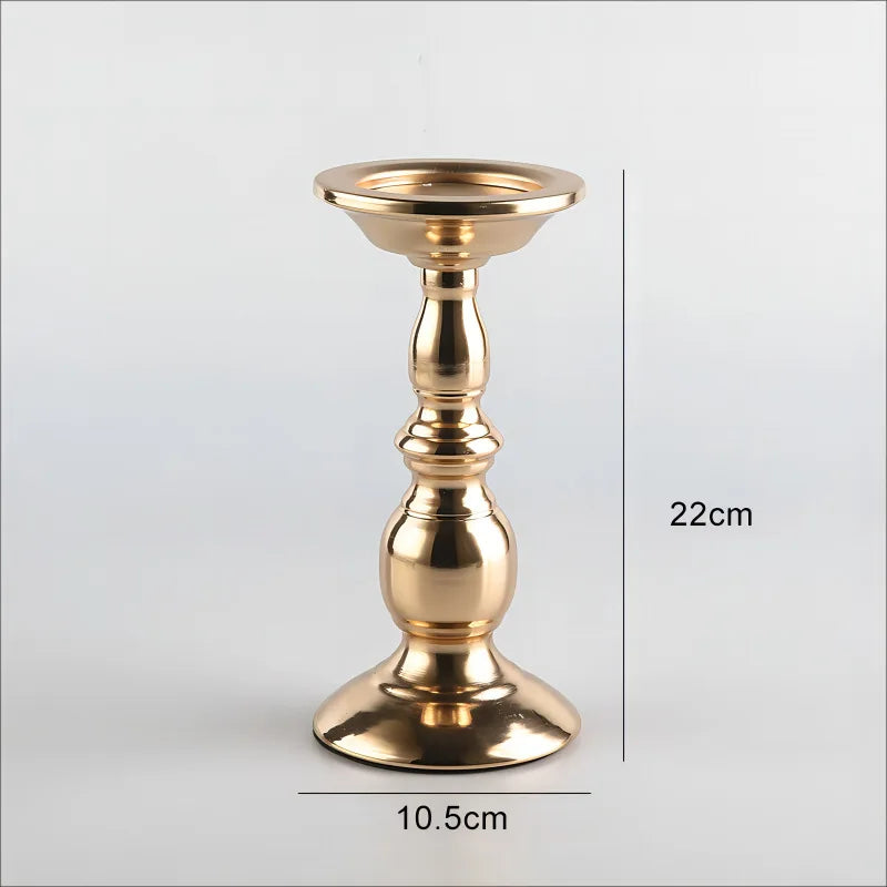 Modern Romantic European Iron Candleholders Taper Candles Gift for Home Wedding Christmas