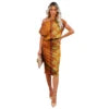 Drop Shipping Polynesian Elei Tribal Luxury Design Custom Fashion Summer Beachwear Casual Bodycon Samoan Dresses