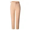 P01a Spring and Summer High Waist Womens Casual Trousers Slim Suit Casual Pants Ladies Office Suit Pants