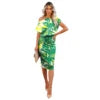 Drop Shipping Polynesian Elei Tribal Luxury Design Custom Fashion Summer Beachwear Casual Bodycon Samoan Dresses
