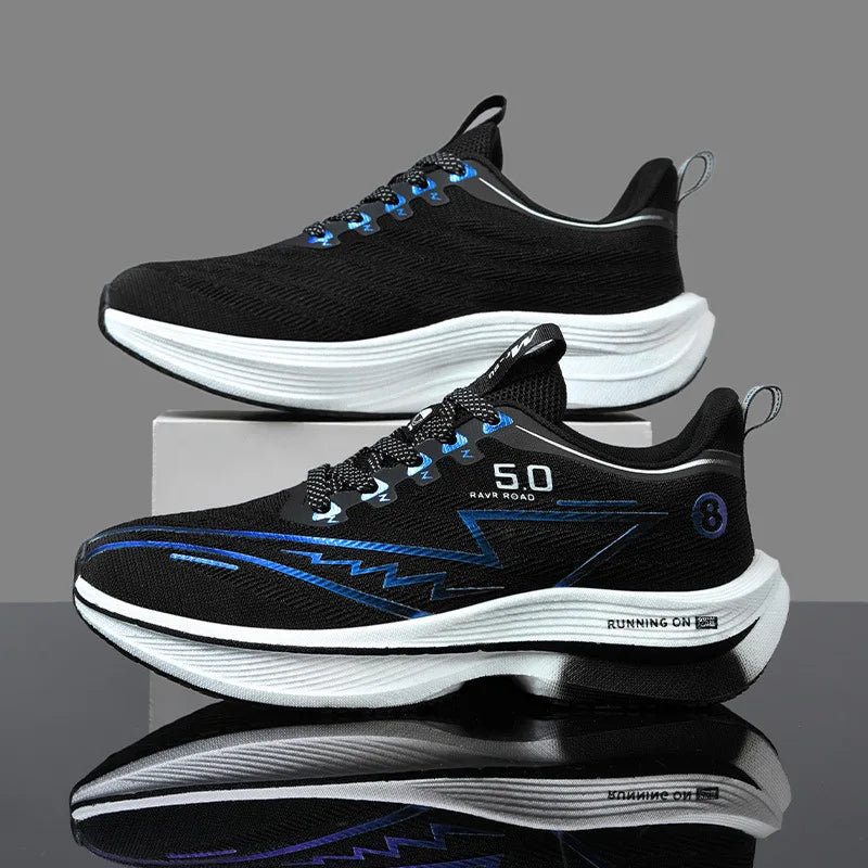 2025 NEW LIAO Autumn Trendy Breathable Mesh Sneaker for Men Black Casual Running Shoes for Men Foreign Trade Fashion