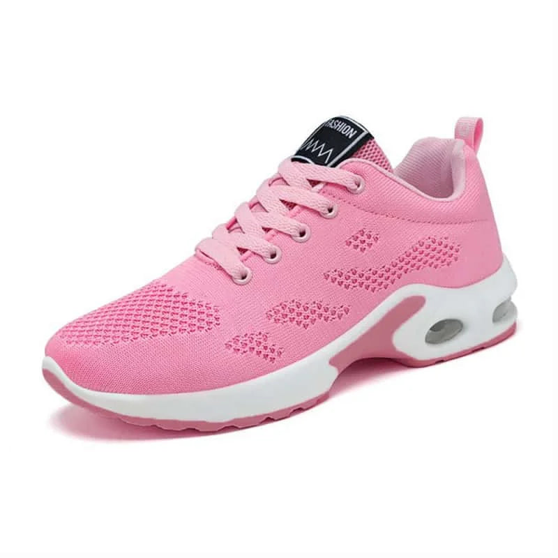Women's Lightweight Casual Sport Running Shoes Warm Comfortable Lace-Up Closure Sneakers for Spring Soft Anti-Slippery EVA