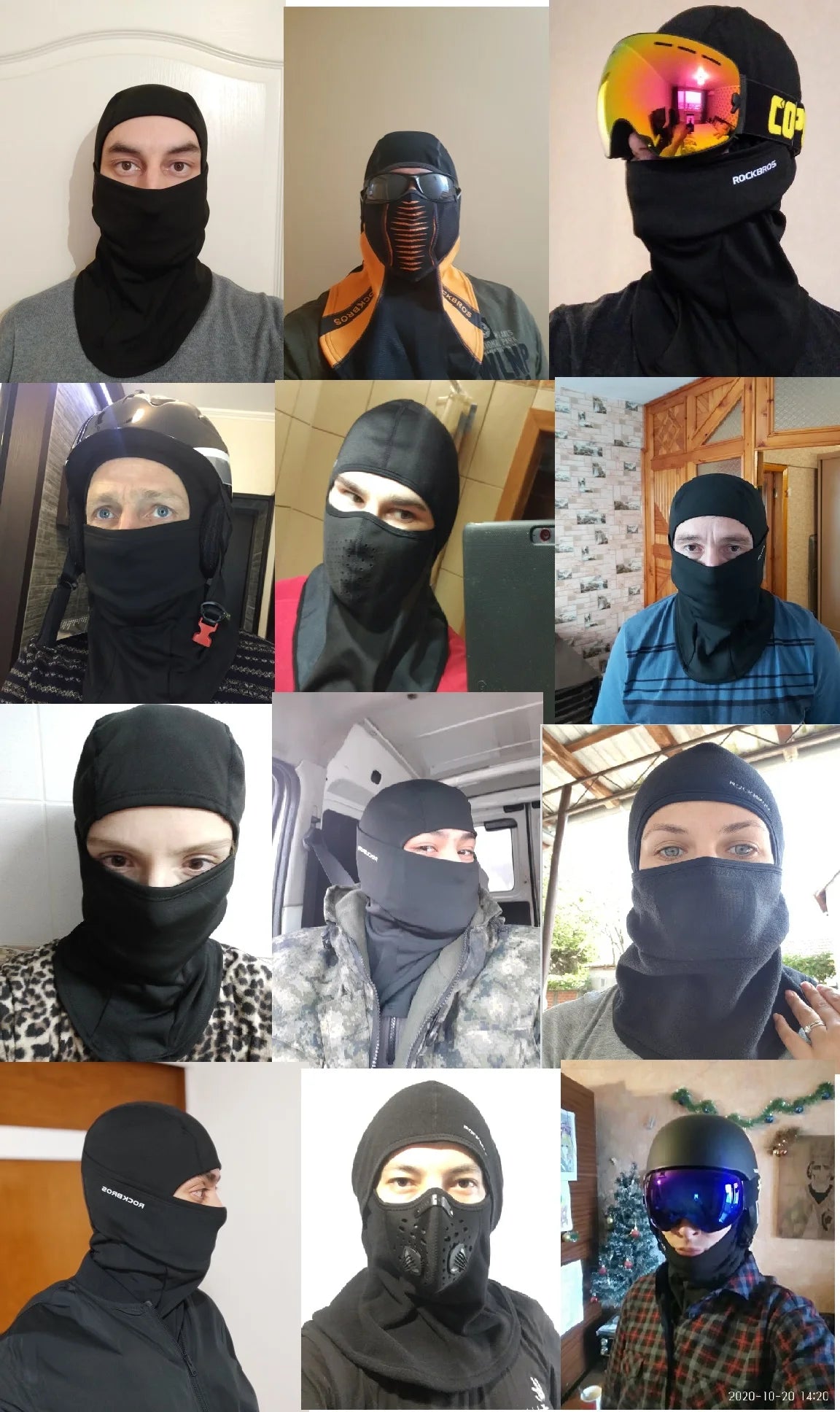 ROCKBROS Winter Ski Face Scarf Face Mask