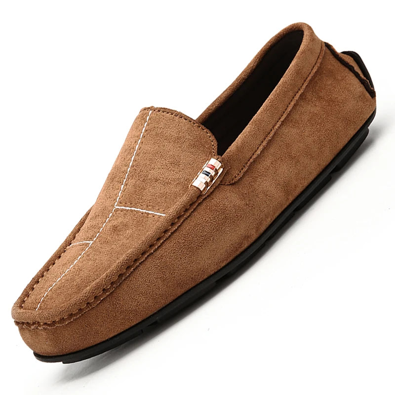 Slip-On Leather Shoes Men
