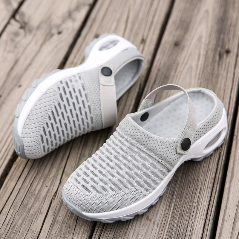 Platform Mesh Surface Breathable Korean Style Running Rocking Shoes