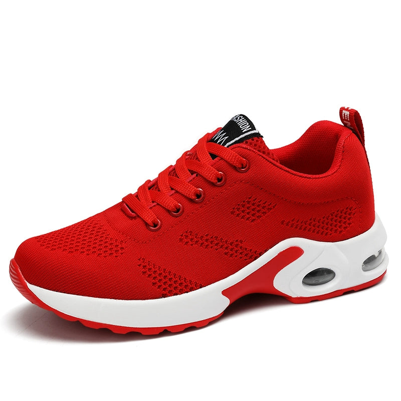 Platform Mesh Surface Breathable Korean Style Running Rocking Shoes