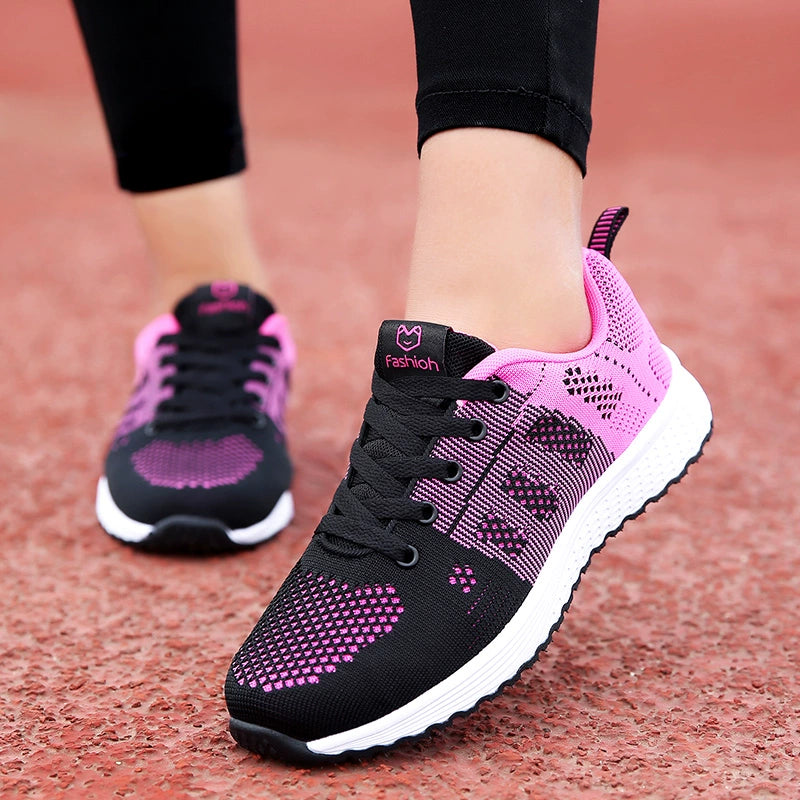 Mesh Breathable Student Casual Travel Plus Size Women's Shoes