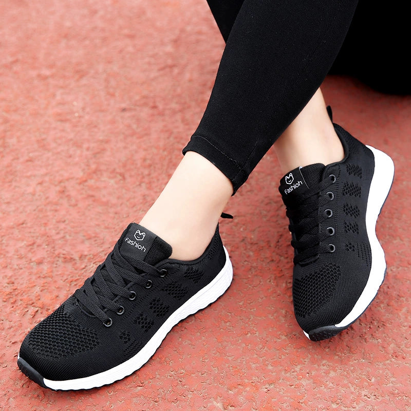 Mesh Breathable Student Casual Travel Plus Size Women's Shoes
