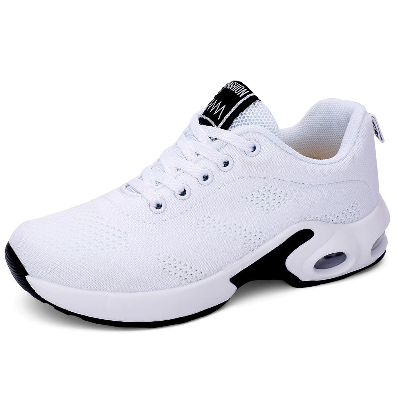 Platform Mesh Surface Breathable Korean Style Running Rocking Shoes