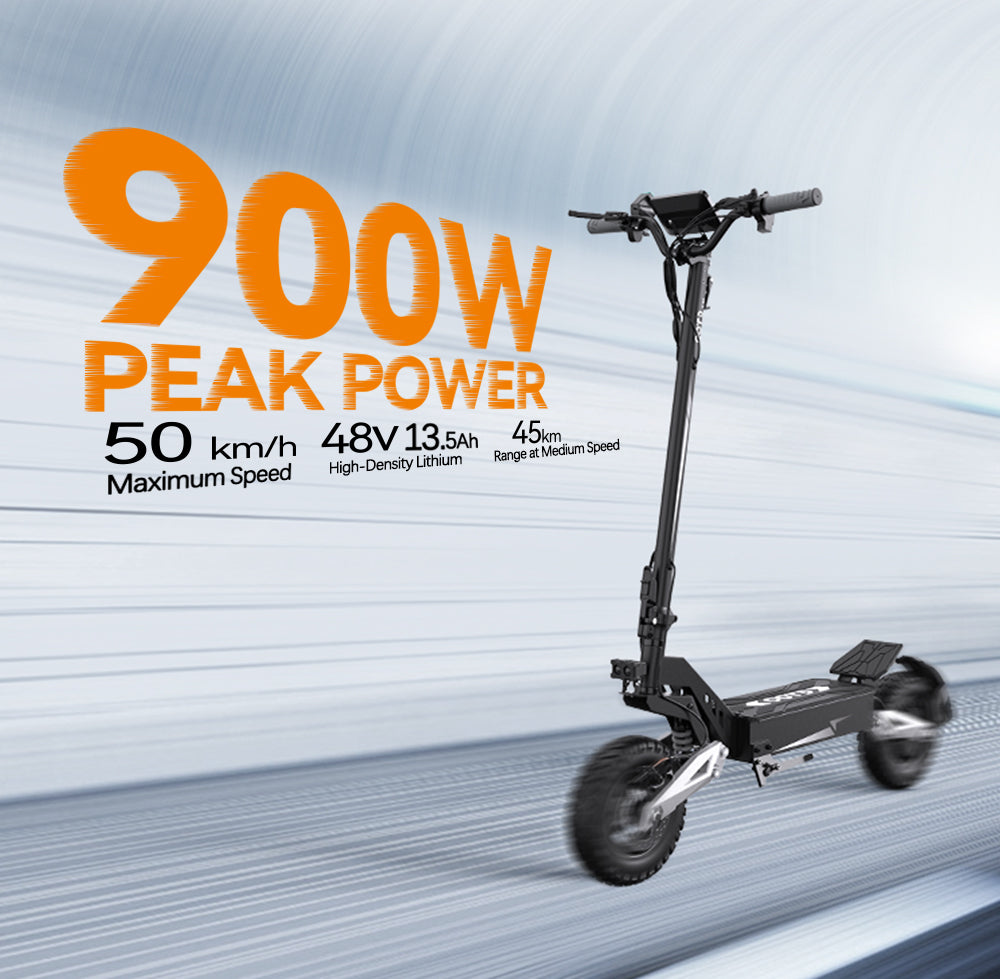 OOTD T10 11" All-Terrain Electric Scooter 500W Motor 48V 13.5Ah Battery