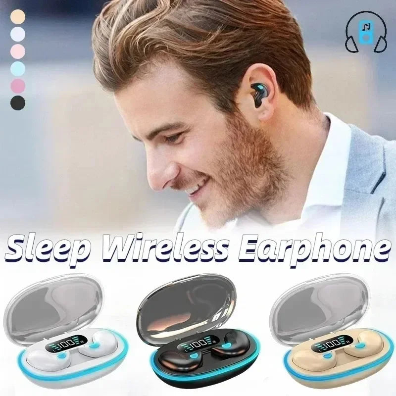 Sleeping Earbuds Wireless Mini Headphones For Work TWS Bluetooth Earphone Stereo Hidden Headsets with Mic HD Call Waterproof X55
