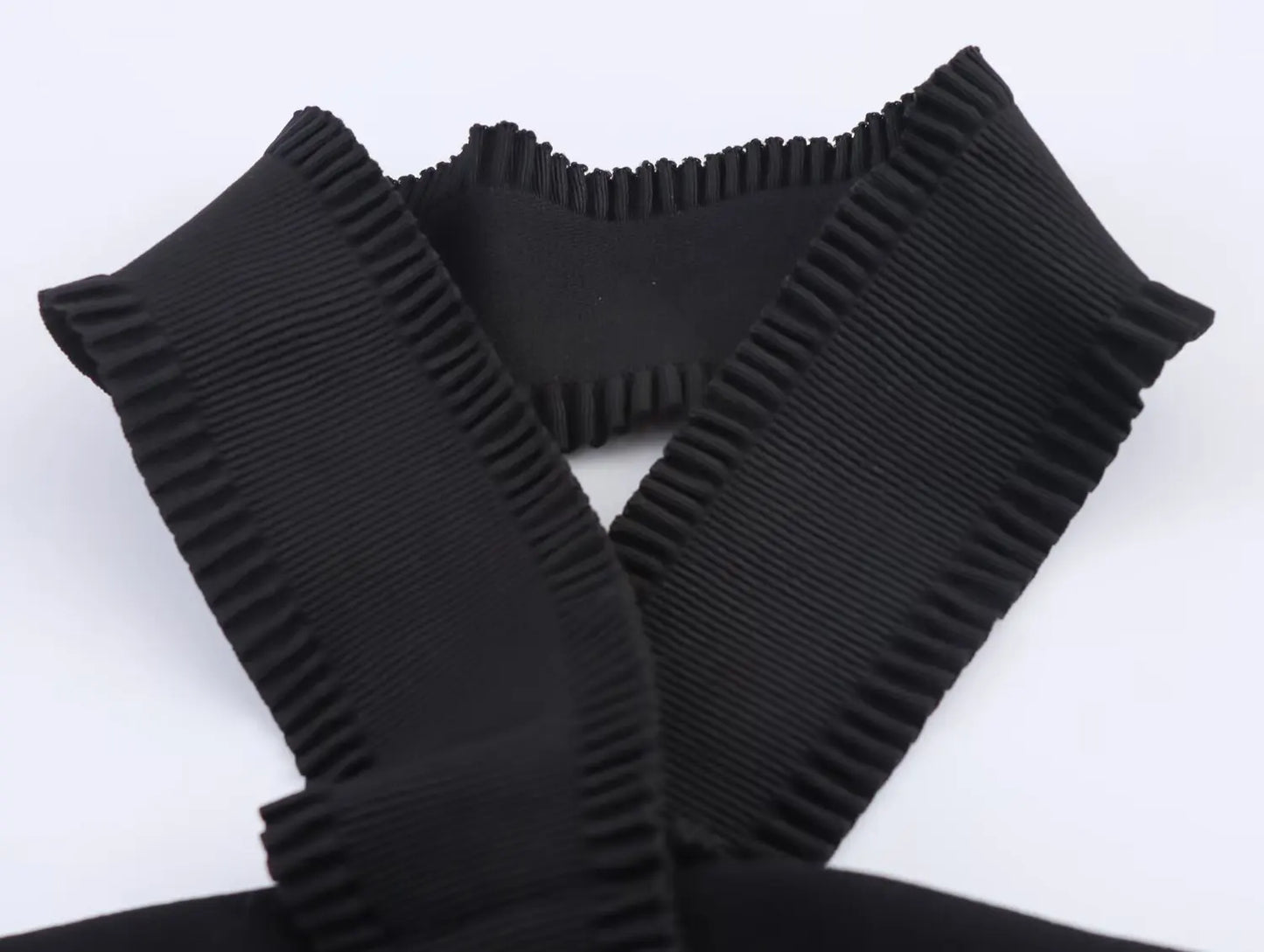 HH Women Suit Black Elasticity Neck Halter Button Design Sleeveless Backless Sexy Top+Elastic Waist Casual Slim Long Pant