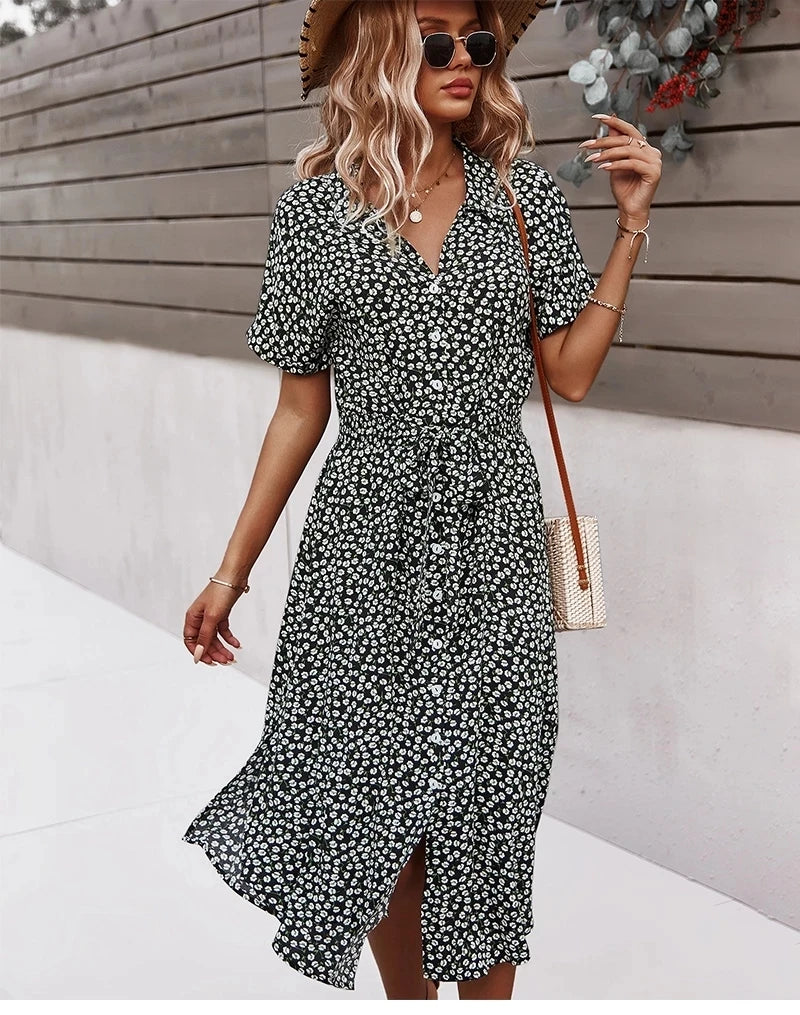 Floral Print Dress - My Store