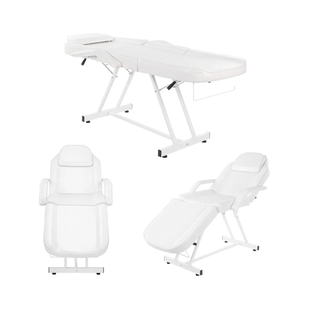 Massage Salon Tattoo Chair Esthetician Bed with Hydraulic Stool, Multi-Purpose Facial Bed Table, Adjustable Beauty Barbe