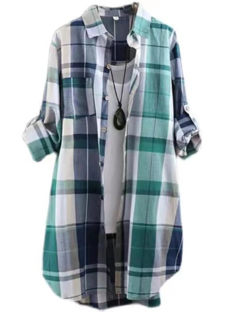 Sleeve Single-breasted Blouses