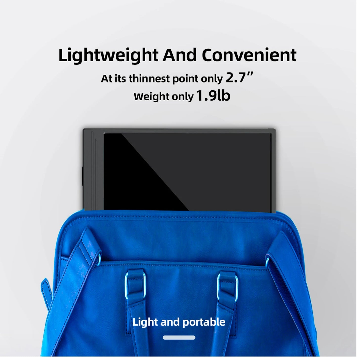 14-inch 1920*1080 Portable Monitor 400cd / m² 60HZ 16: 9 For Laptop XBox PS4 / 5 Switch Cell Phone Computer Extension Office