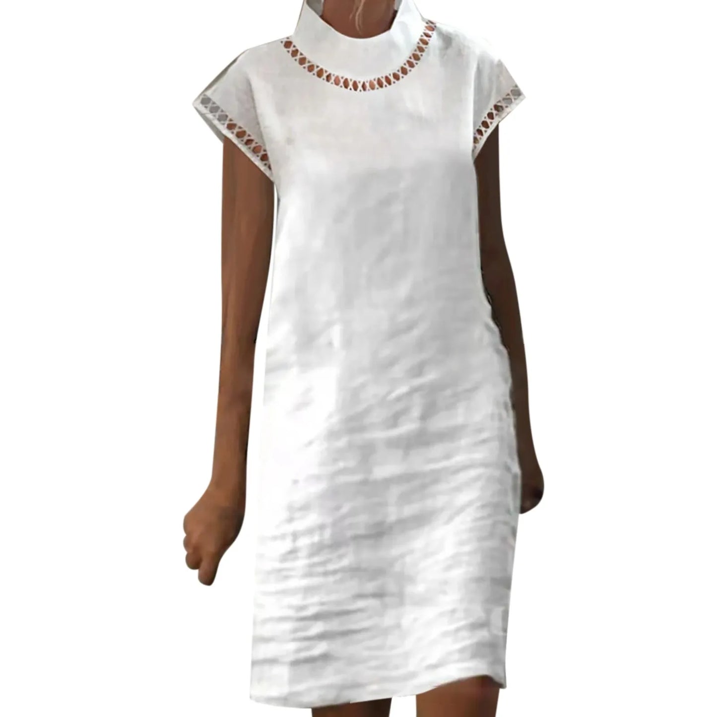 White Cotton Dress - My Store