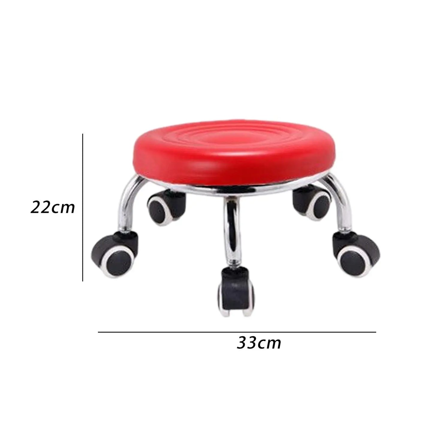 Small Rolling Salon Stool Movable Lazy Housework Stools Furniture Gift Beauty Stool Low Stool for Barber shop Fitness sport