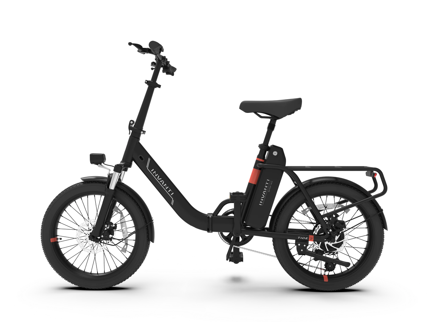 INVANTI TIDE2 20" Folding Electric Bike 500W Motor 48V 10.4Ah Battery