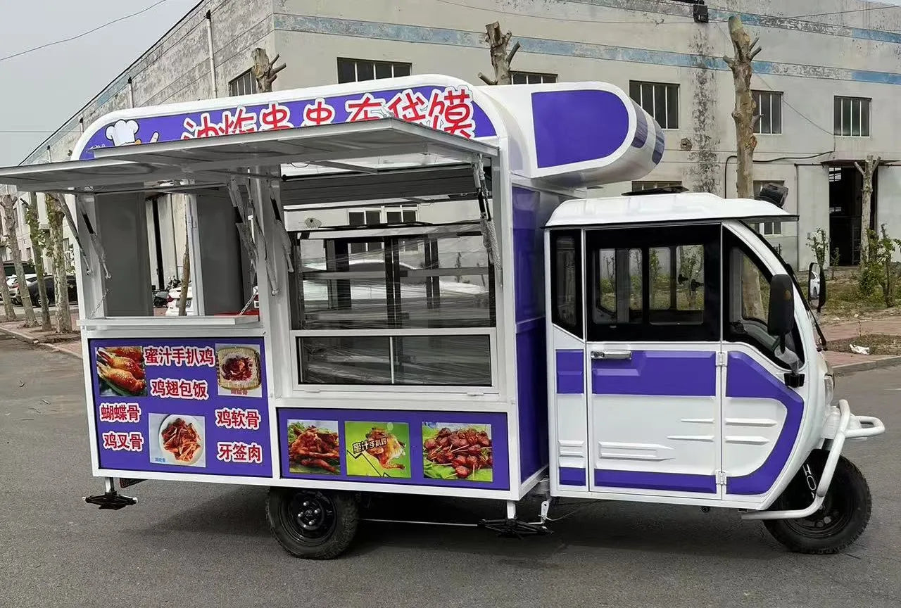Fully Equipped Fast Food Truck for Sale Mobile BBQ Ice Cream Coffee Cart for Snacks Candy Chips food trailer truck for sale