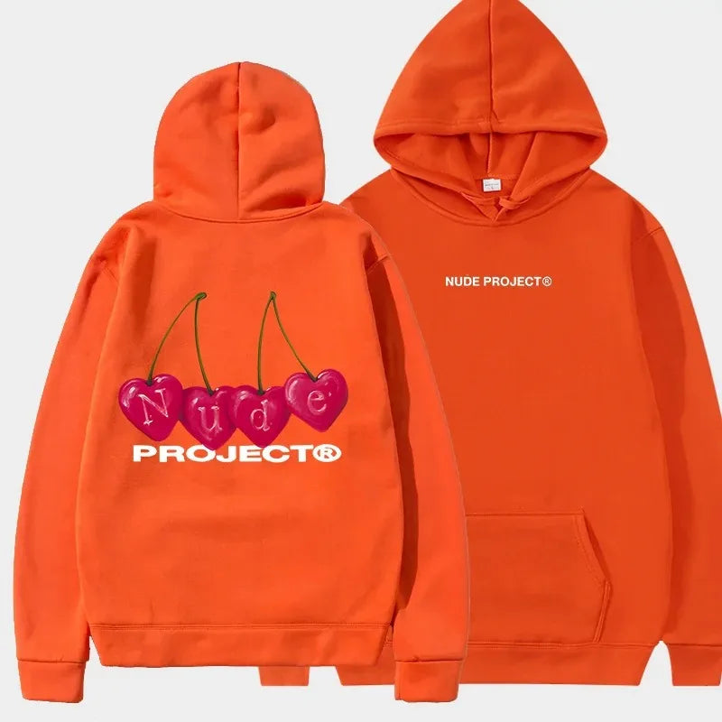 Nude Project Women's Thin Hoodie, Brand Sweatshirts, Y2K Clo