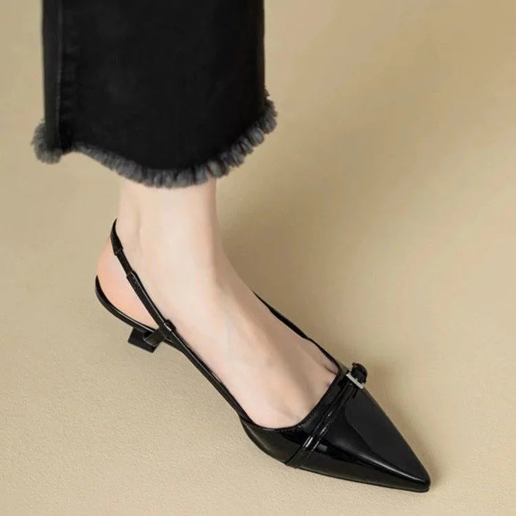 Pointed Toe Sexy Mid Heels