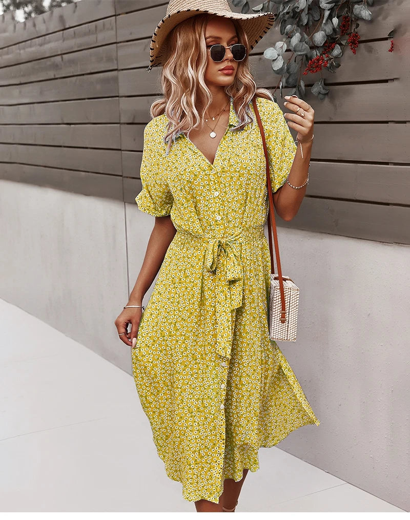Floral Print Dress - My Store