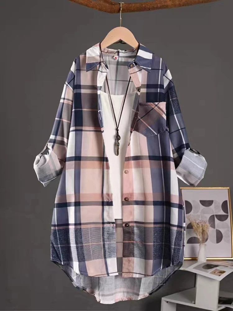 Sleeve Single-breasted Blouses