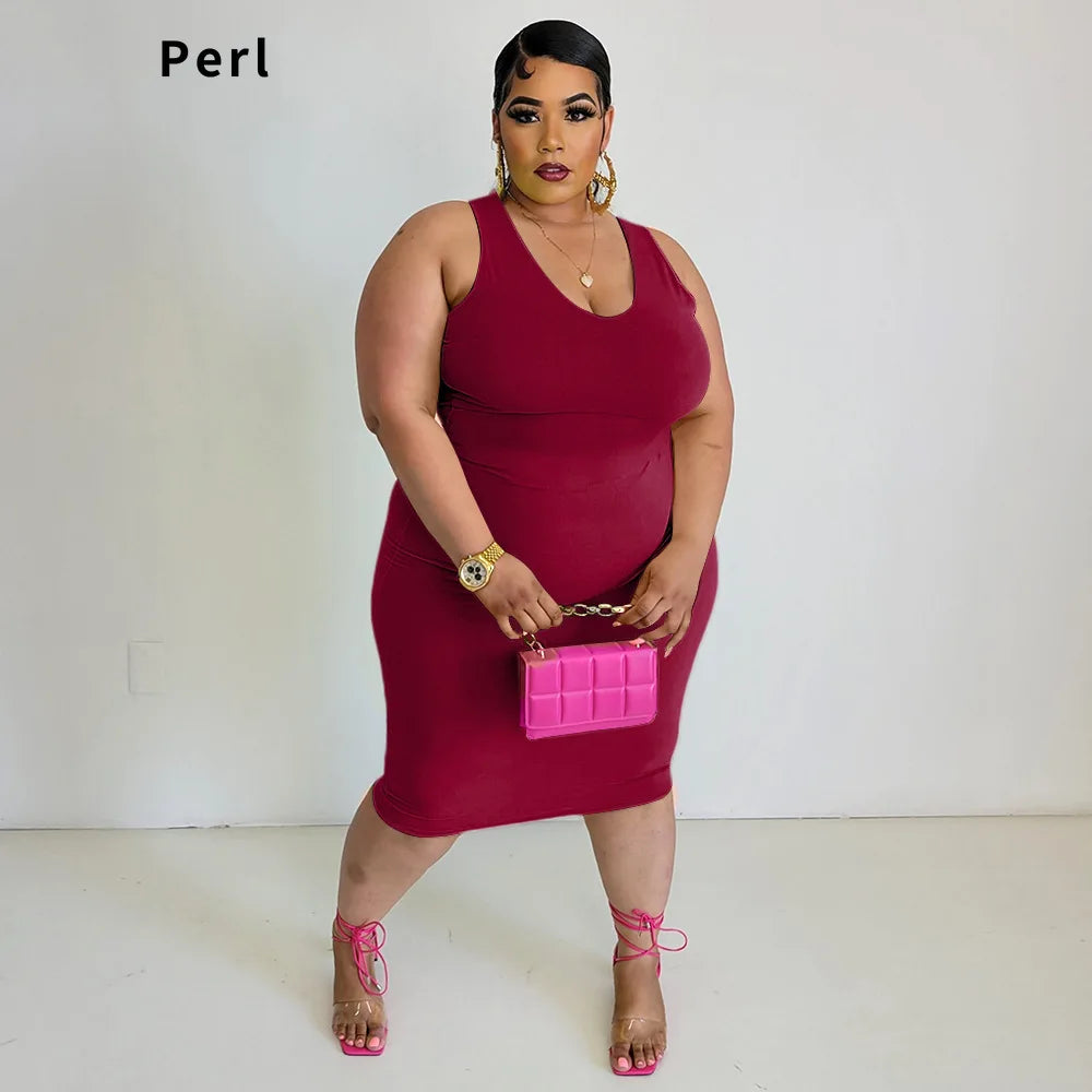 Round Neck Curved Dress