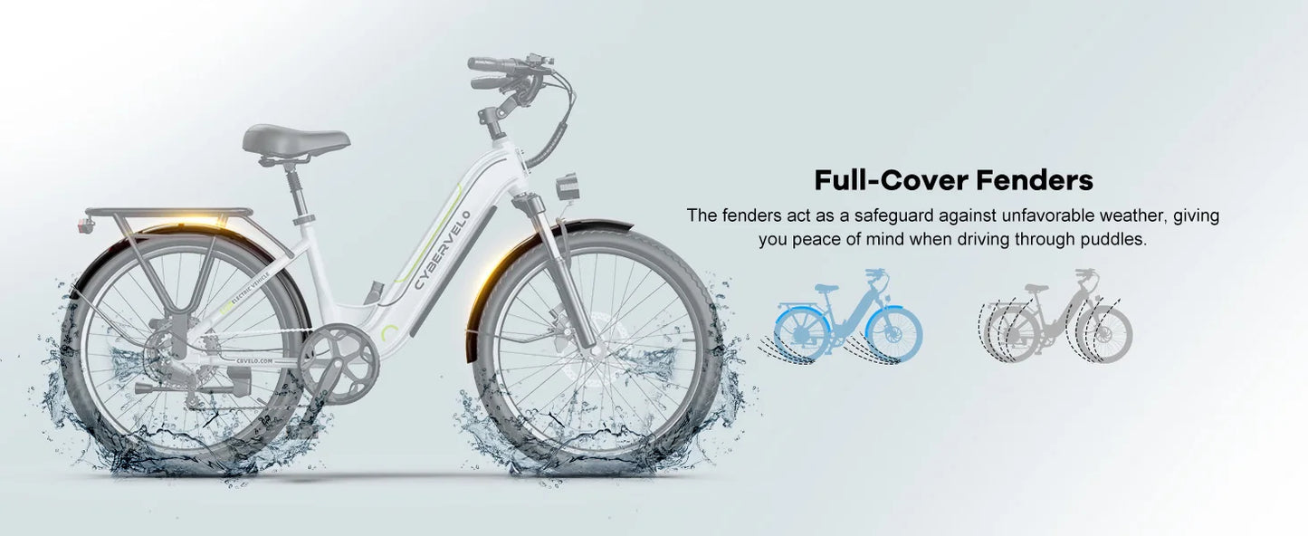 1000 Peak Electric Bike for Adults,up 80 Miles Removable Battery Ebike, 26" Electric E Bike with 7-Speed,Adult Electric Bicycles