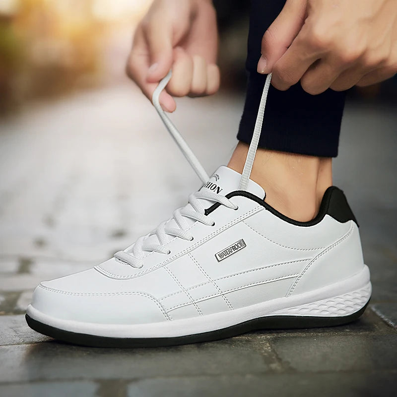 Pu Leather Men Shoes Sneakers