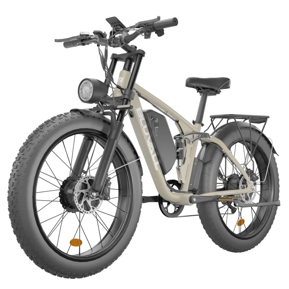Electric Bicycle 26*4.0 Fat Tire 2000W 52V 22.4AH Battery Road Electric Bike Adults Waterproof Snow Beach EBike