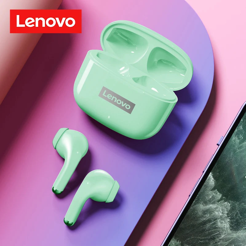 100%Original Lenovo LP40 Pro TWS Earphones Wireless Bluetooth 5.1 Sport Noise Reduction Headphones Touch Control 250mAH 2022 New