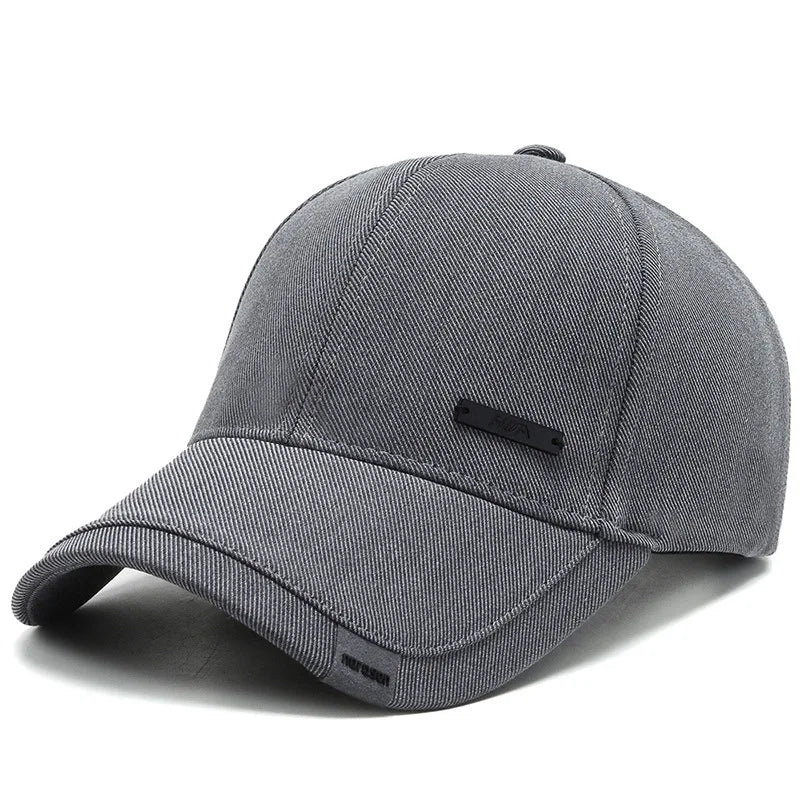 Unisex Hua Label Baseball Caps Hip Hop Cap Spring and Autumn Outdoor Adjustable Casual Hats Sunscreen Hat