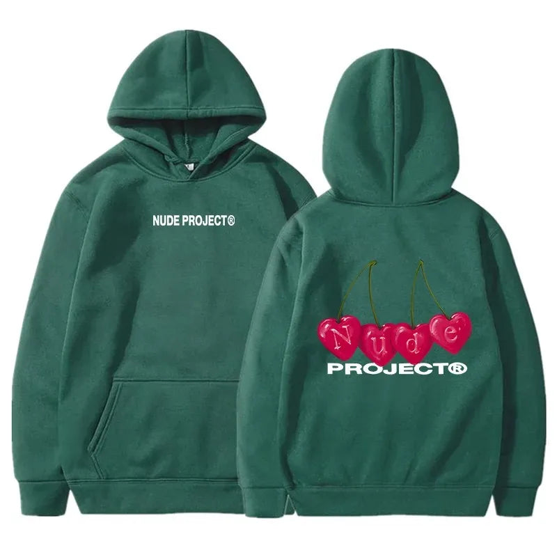 Nude Project Women's Thin Hoodie, Brand Sweatshirts, Y2K Clo