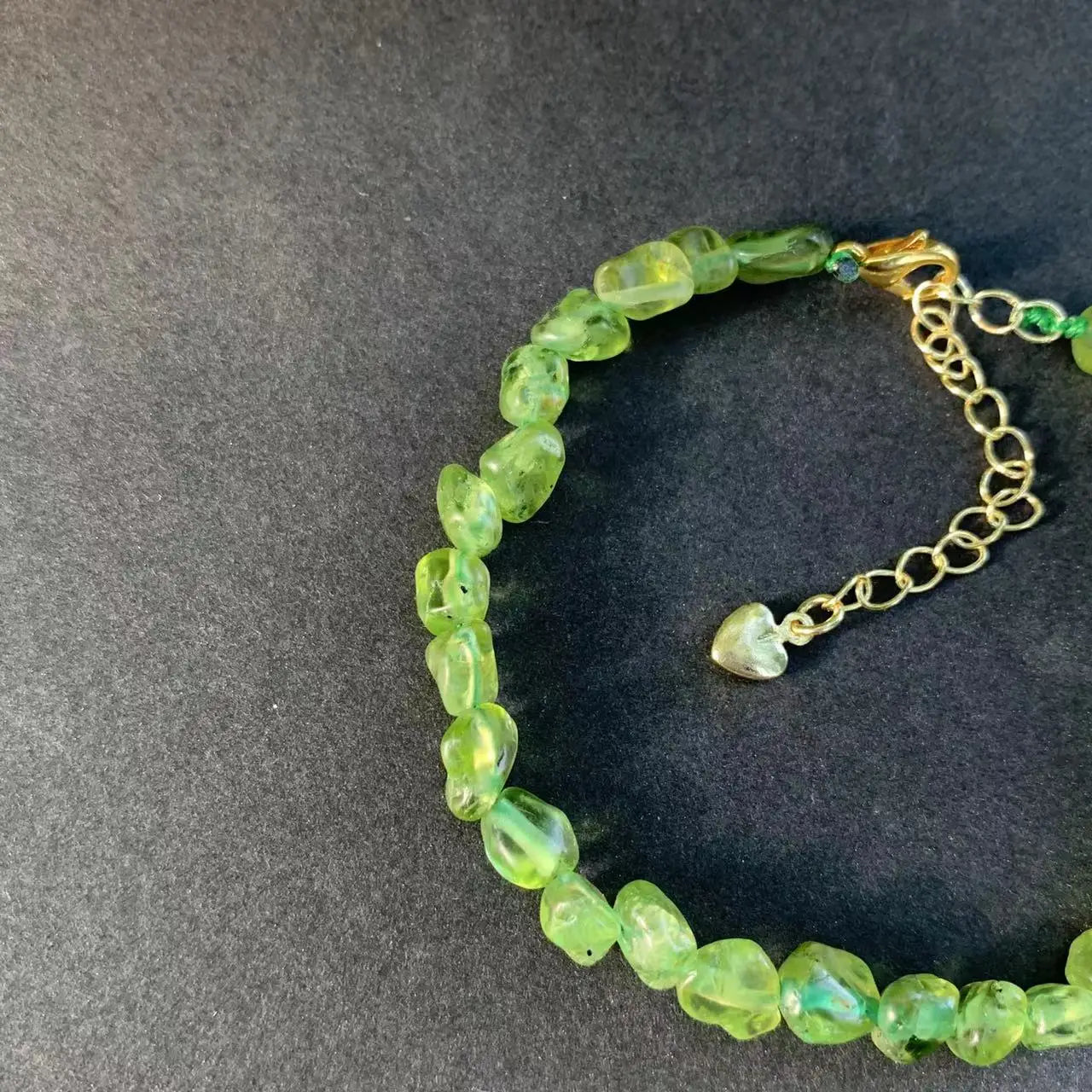 Natural Peridot Bracelet